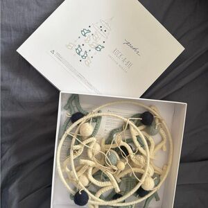 Rock-A-Bye Ceiling Mobile - Cream and Green